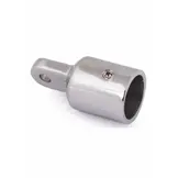 Eindkap buis met oog - RVS - 22 mm