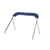 NALUX Edelstahl-Bimini-Top mit 2 Bügeln – Höhe 110 cm – Breite 130–150 cm