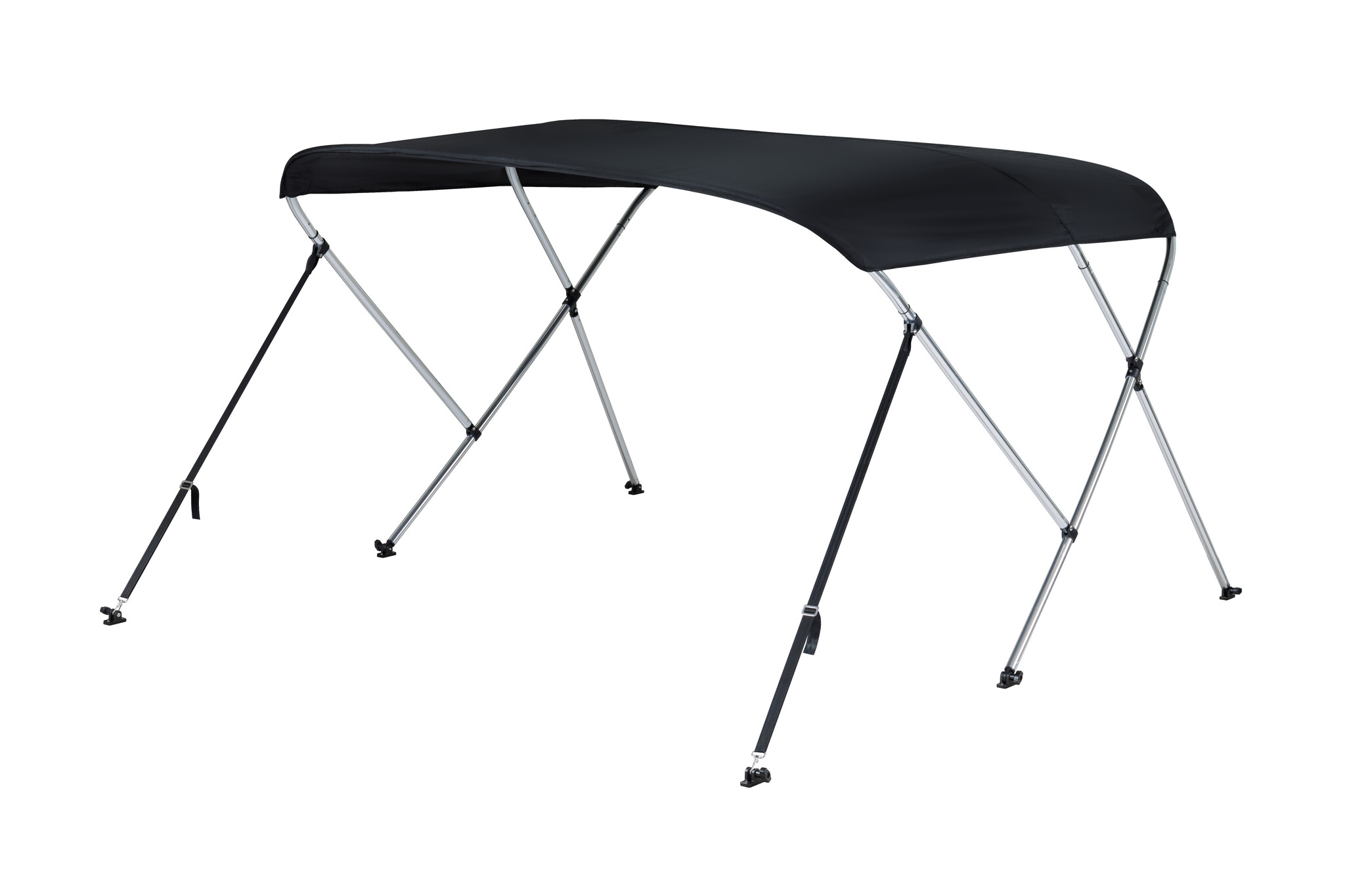 NALUX Bimini-Top mit 3 Bügeln – Höhe 117 cm – Breite 185–198 cm