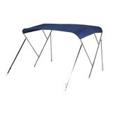 NALUX Edelstahl-Bimini-Top mit 3 Bügeln – Höhe 117 cm – Breite 170–182 cm