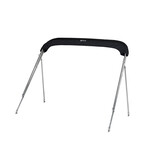 NALUX Edelstahl-Bimini-Top mit 3 Bügeln – Höhe 137 cm – Breite 231–243 cm