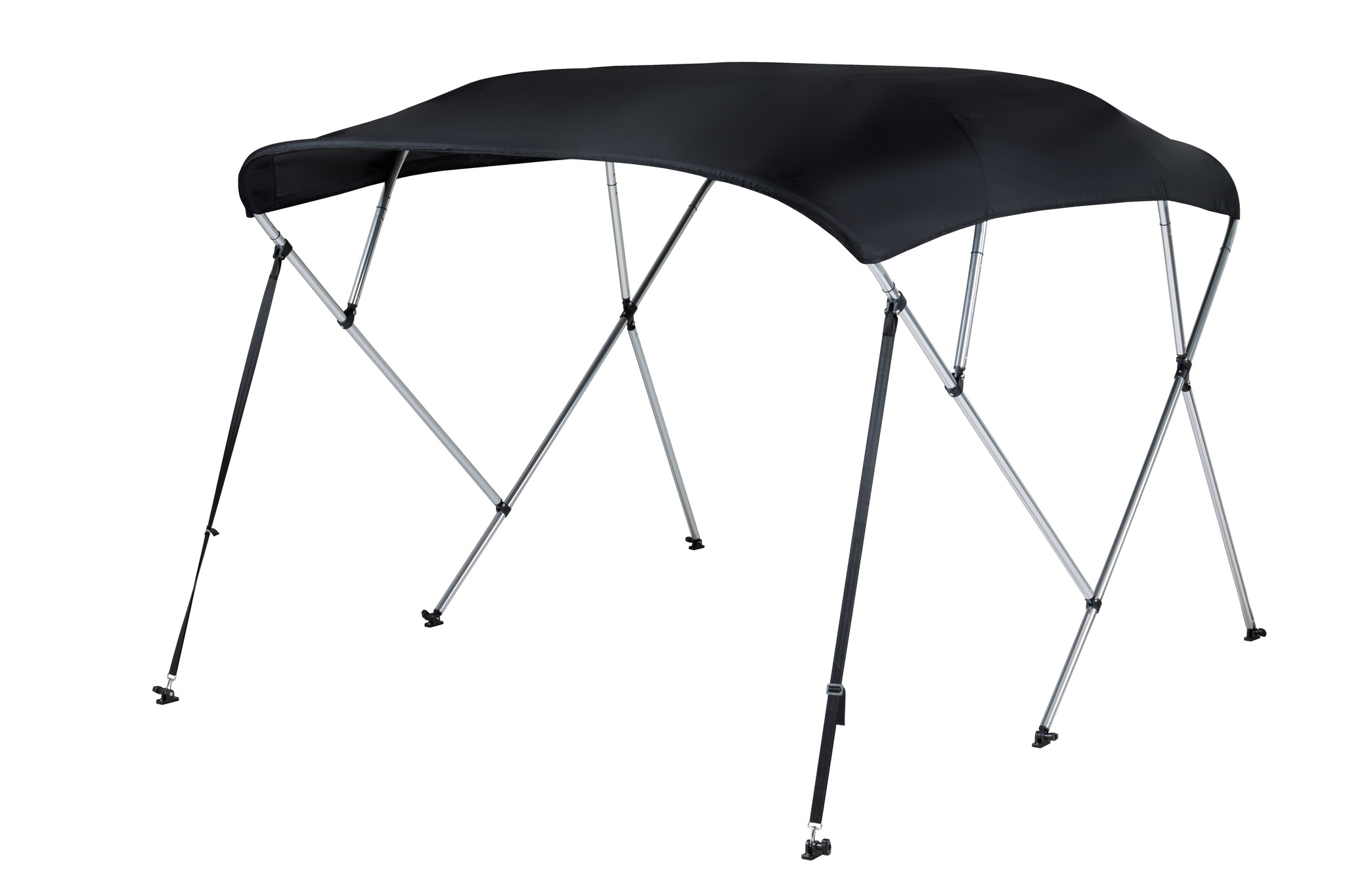 NALUX Bimini-Top mit 4 Bügeln – Höhe 137 cm – Breite 137–152 cm