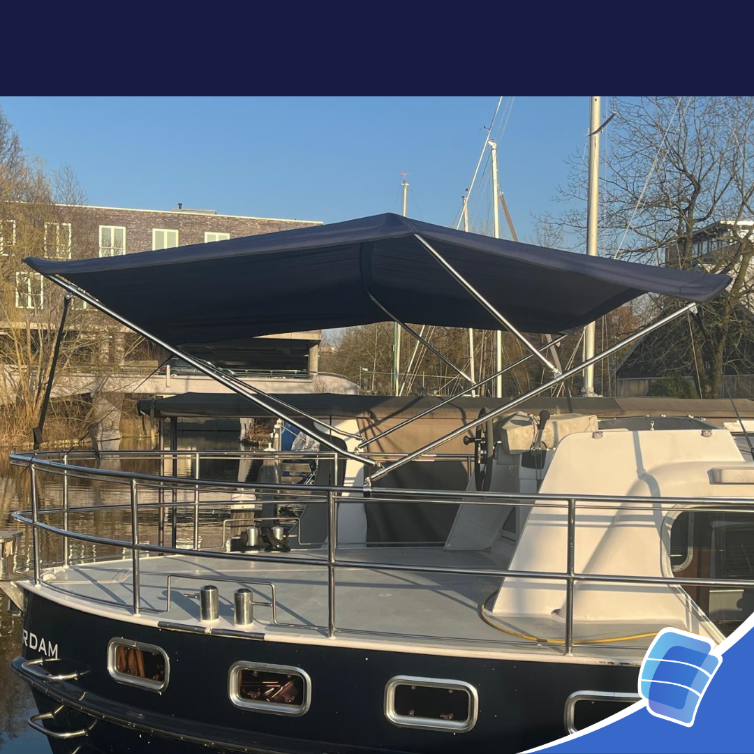 RVS Biminitop op maat gemaakt in onze zeilmakerij