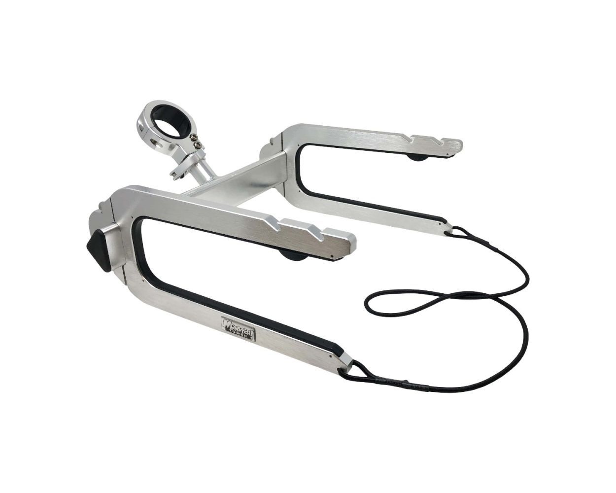 Monster Tower Kneeboard Rack met universele inzetstukken - Geborsteld