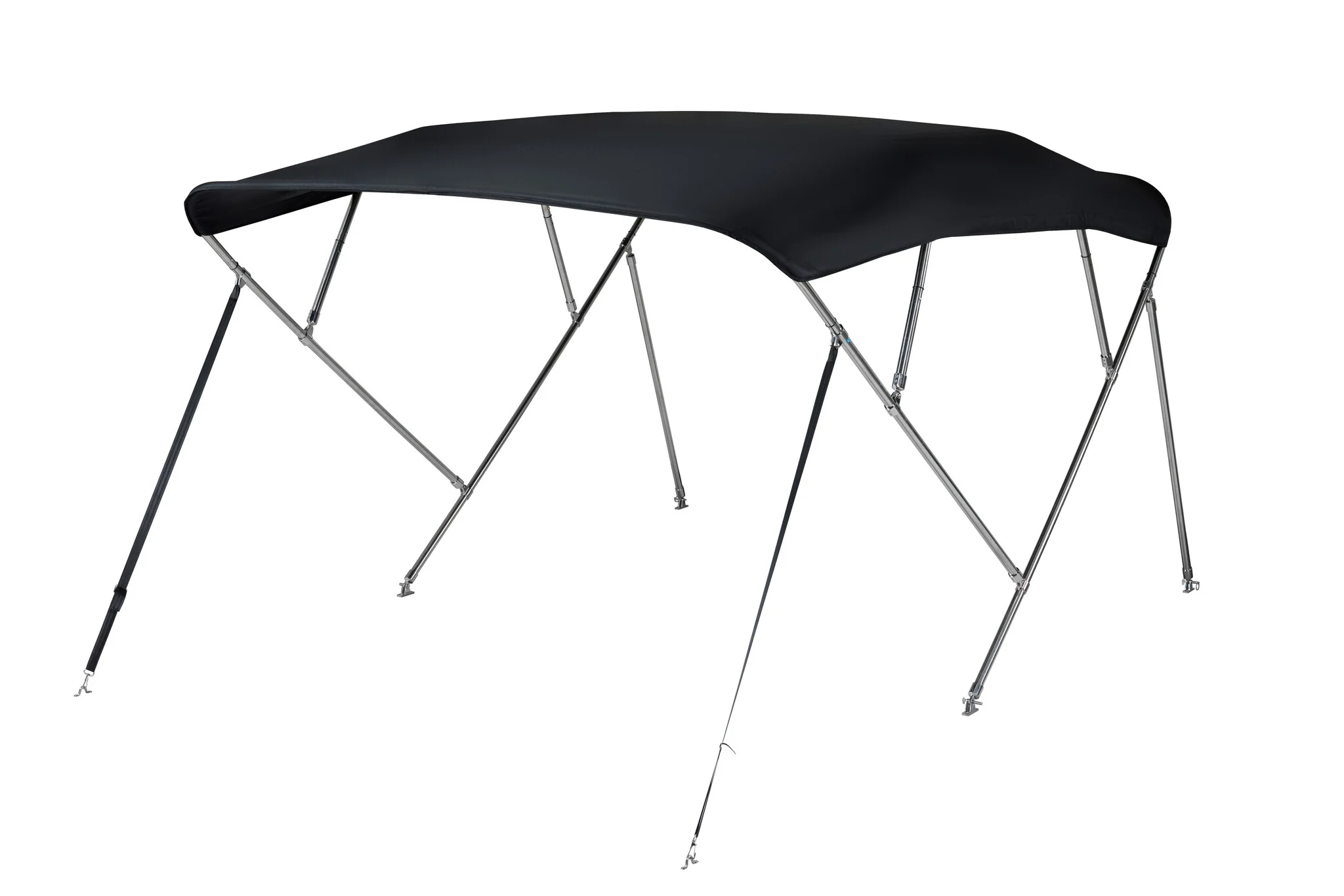 RVS Bimimnitop XL 4 bogen - Hoogte 135 cm - Breedte 360-385cm