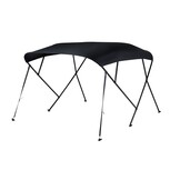 NALUX Biminitop 4  bogen zwart frame- Hoogte 137 cm -Breedte 215-228 cm