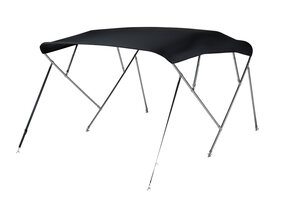 NALUX  RVS Biminitop 4 bogen - Hoogte 137 cm -Breedte 137-152 cm