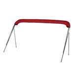 NALUX  RVS Biminitop 4 bogen - Hoogte 117 cm -Breedte 301-316 cm