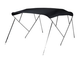 NALUX Stainless Steel Bimini Top 4 Arches - Height 117 cm - Width 317-330 cm