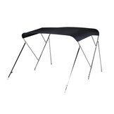 NALUX Edelstahl-Bimini-Top mit 3 Bügeln – Höhe 137 cm – Breite 301–316 cm