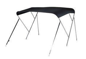 NALUX Stainless Steel Bimini Top 3 Arches - Height 137 cm - Width 301-316 cm