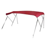 NALUX  RVS Biminitop 3 bogen - Hoogte 137 cm -Breedte 185-198 cm