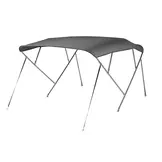 NALUX Edelstahl-Bimini-Top mit 4 Bügeln – Höhe 137 cm – Breite 185–198 cm