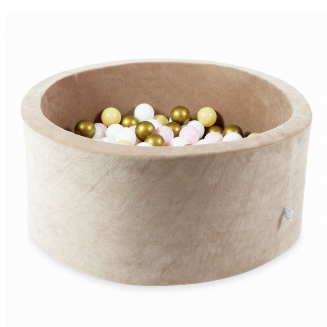 Ballenbak ballen | 50 stuks | Pastel geel