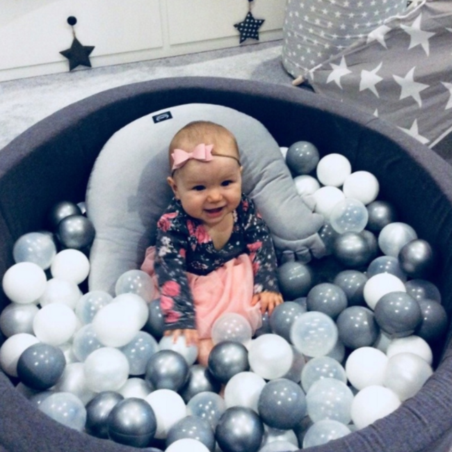 Transparent ball pit balls with a stylish look. Safe, BPA-free, and perfect for endless fun.