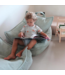 Kinder zitzak stoel | Corduroy | Pepermint