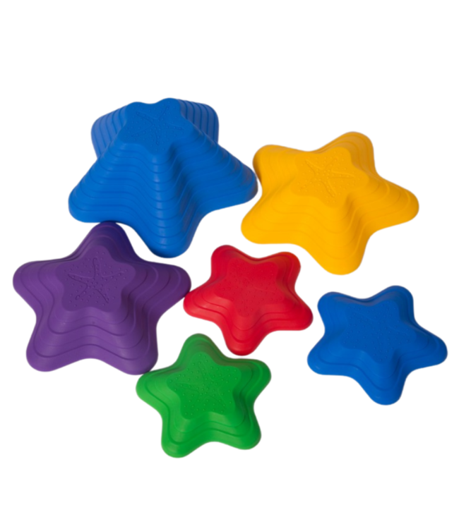 Stapsten | stervorm | 6 stuks