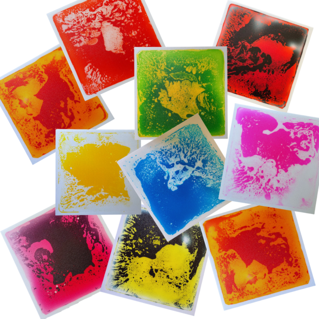 Sensorische en kleurrijke vloertegels voor het stimuleren van motoriek, kleurherkenning en fantasierijk spel