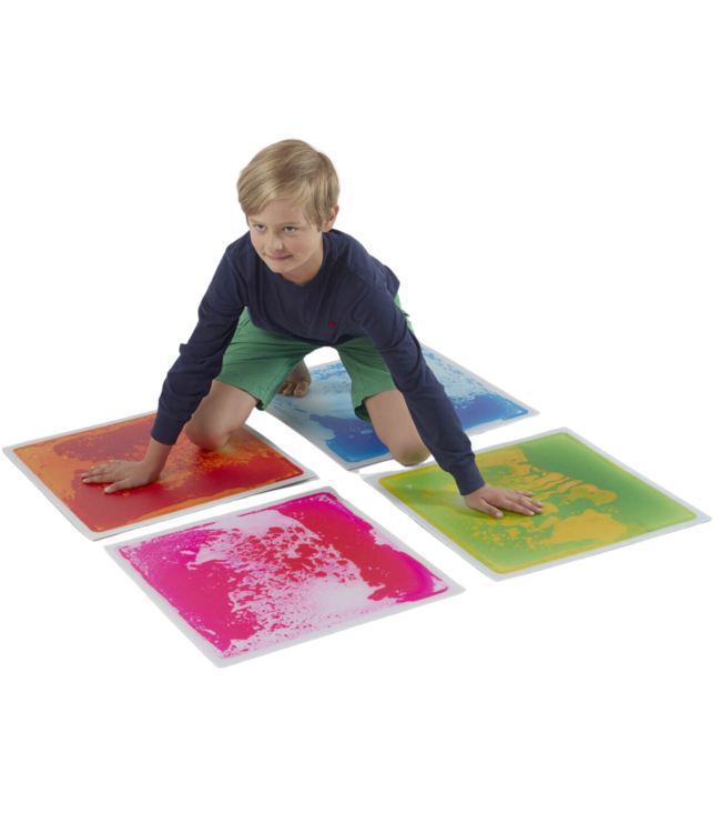 Sensorische en kleurrijke vloertegels voor het stimuleren van motoriek, kleurherkenning en fantasierijk spel