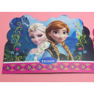 Frozen uitnodings kaartjes