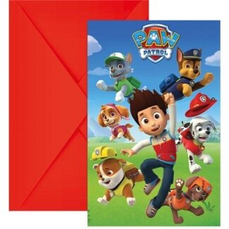 Paw Patrol uitnodigingen