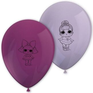 LOL Surprise ballonnen paars/roze