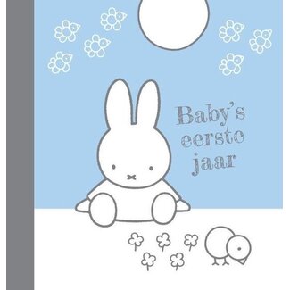 Nijntje Nijntje baby's eerste jaar - boek | Blauw