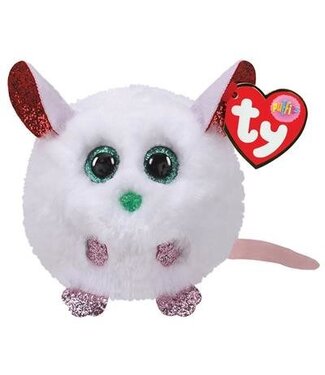 Ty Teeny Puffies - Christmas Mouse - 10 cm