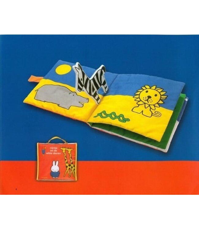 Nijntje en de wilde dieren – zacht stoffen pop-up boek voor de allerkleinsten