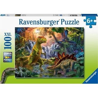 Ravensburger puzzel - Oase van dinosauriërs  - 100 stukjes XXL