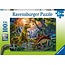 Ravensburger puzzel - Oase van dinosauriërs  - 100 stukjes XXL