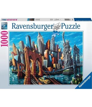 Ravensburger  puzzel - Welkom in  New York - 1000 stukjes