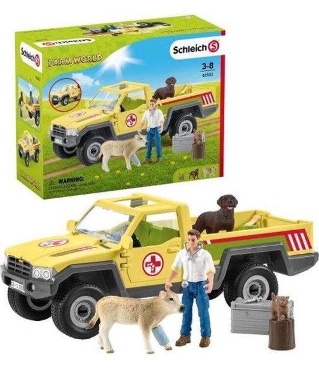 Schleich 42503 - Dierenartsbezoek op de boerderij -  Farm World