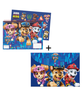 Paw Patrol -  schetsboek met opbergmap