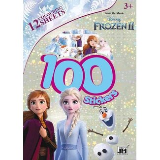  Frozen kleurplaten set met stickers