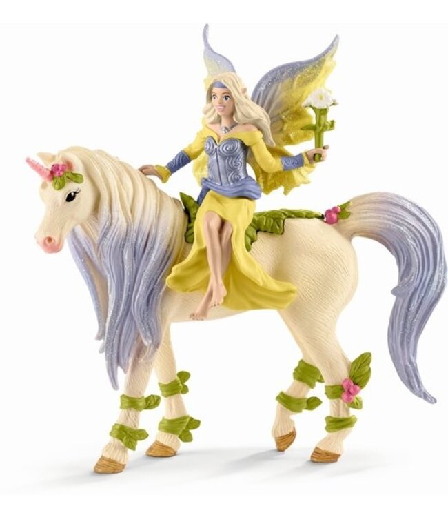 Schleich 70565 -  Sera met bloemen eenhoorn - Bayala