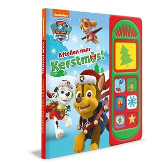 Paw Patrol  boek - Aftellen naar kerstmis