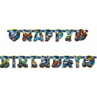 Blaze en de Monsterwielen verjaardagsslinger