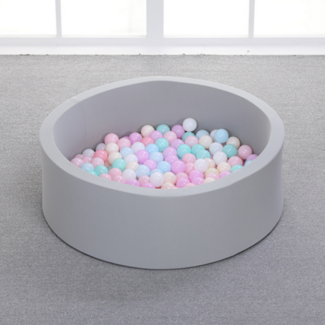 Ballenbak grijs  incl 200 ballen