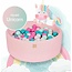 Ballenbak Unicorn set 90 x 30 cm – incl 250 ballen - Roze