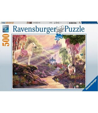 Ravensburger puzzel - Sprookjesachtige Idylle bij het Meer - Legpuzzel - 500 stukjes