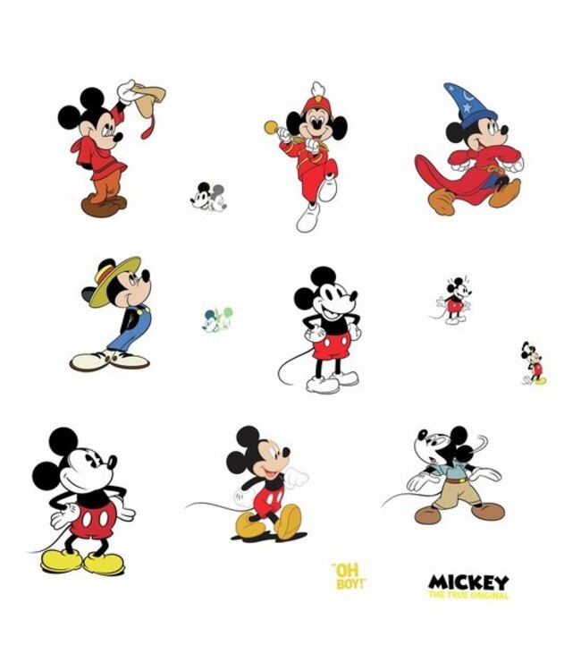 Mickey Mouse muursticker - RoomMates - 90th anniversary