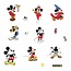 Mickey Mouse muursticker - RoomMates - 90th anniversary