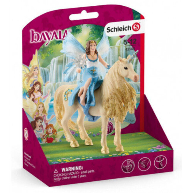 Schleich 42508 - Eyela op gouden eenhoorn - Bayala