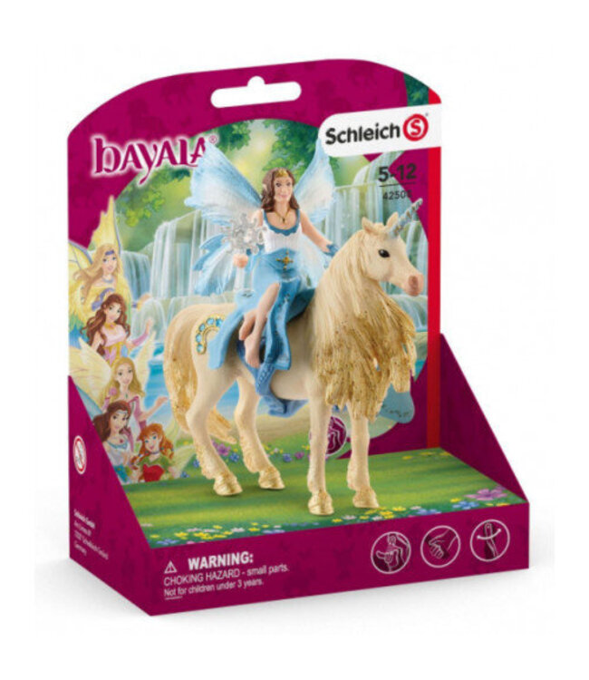 Schleich 42508 - Eyela op gouden eenhoorn - Bayala
