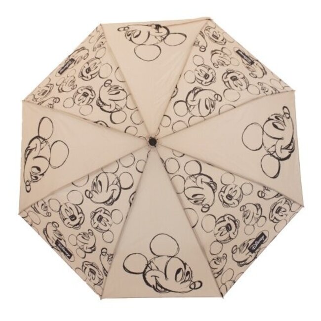 Mickey Mouse paraplu - beige