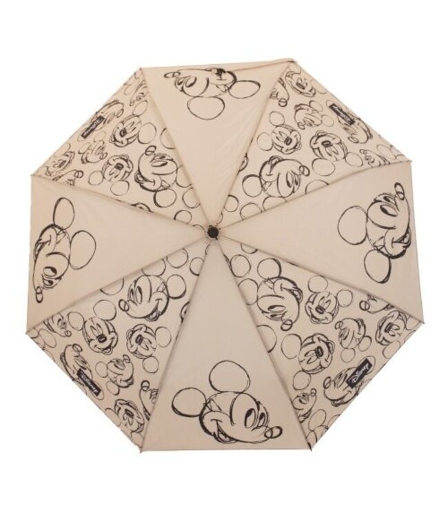 Mickey Mouse paraplu - beige