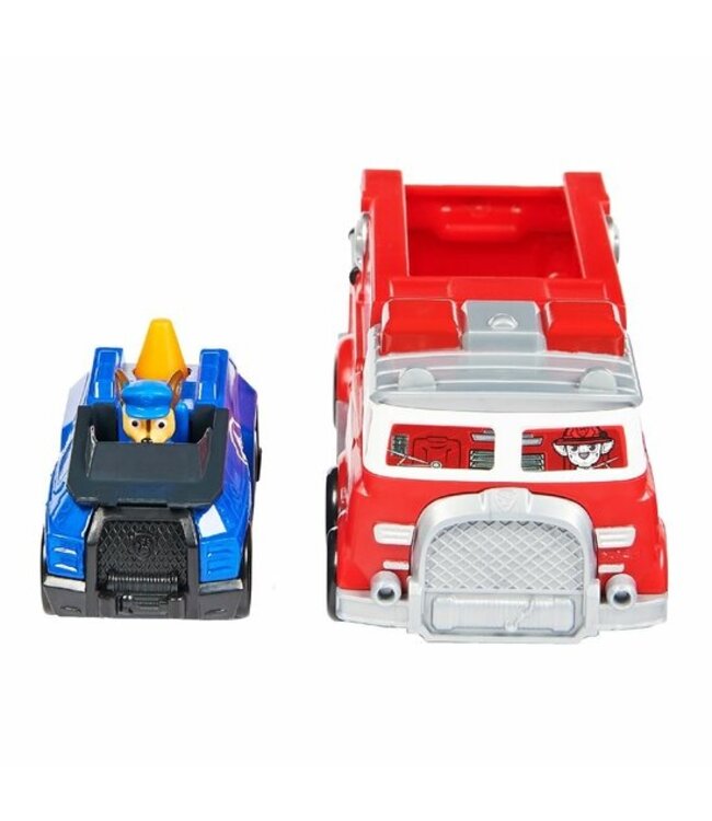 Paw Patrol True Metal voertuigen - 2 pack - Chase, Marshall