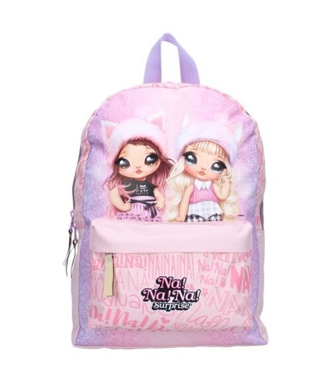 Na Na Na Surprise rugzak voor kinderen – Feeling Fabulous collectie met Katherine & Paula, verstelbare schouderbanden en ruim hoofdvak