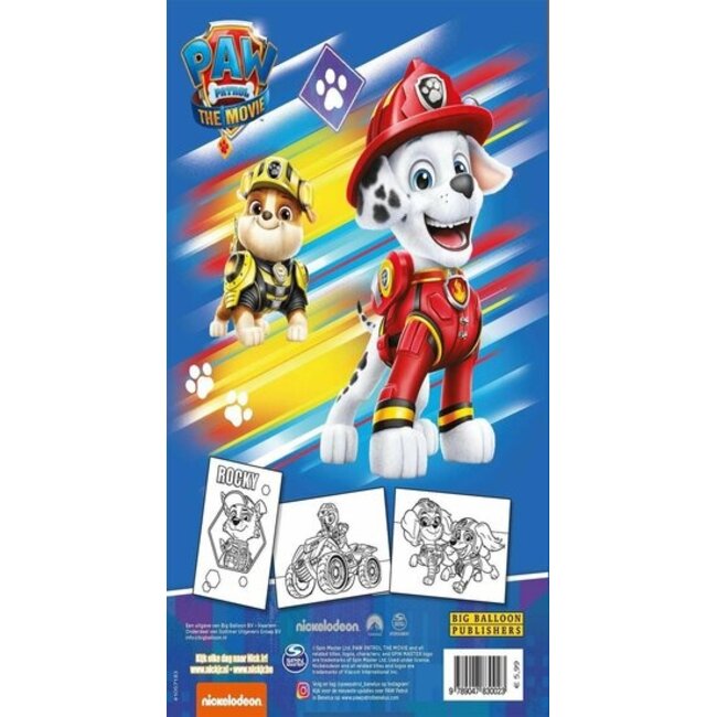 Paw Patrol kleurboek - The Movie